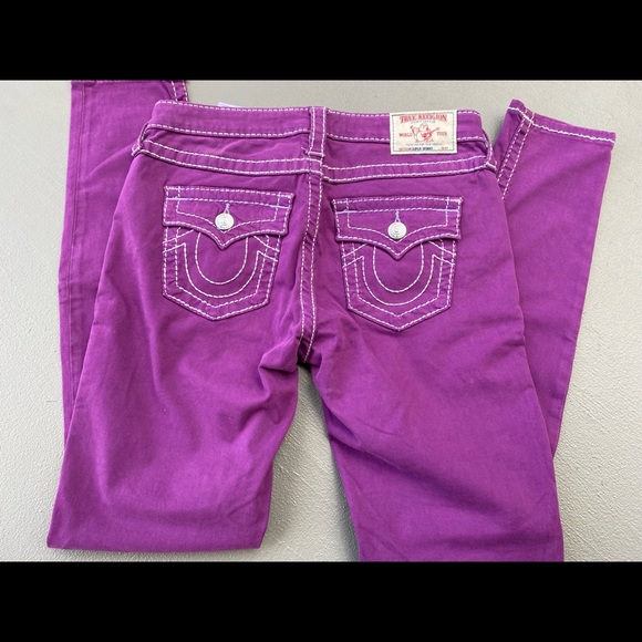 True Religion Denim - Purple True Religion jeans gently used